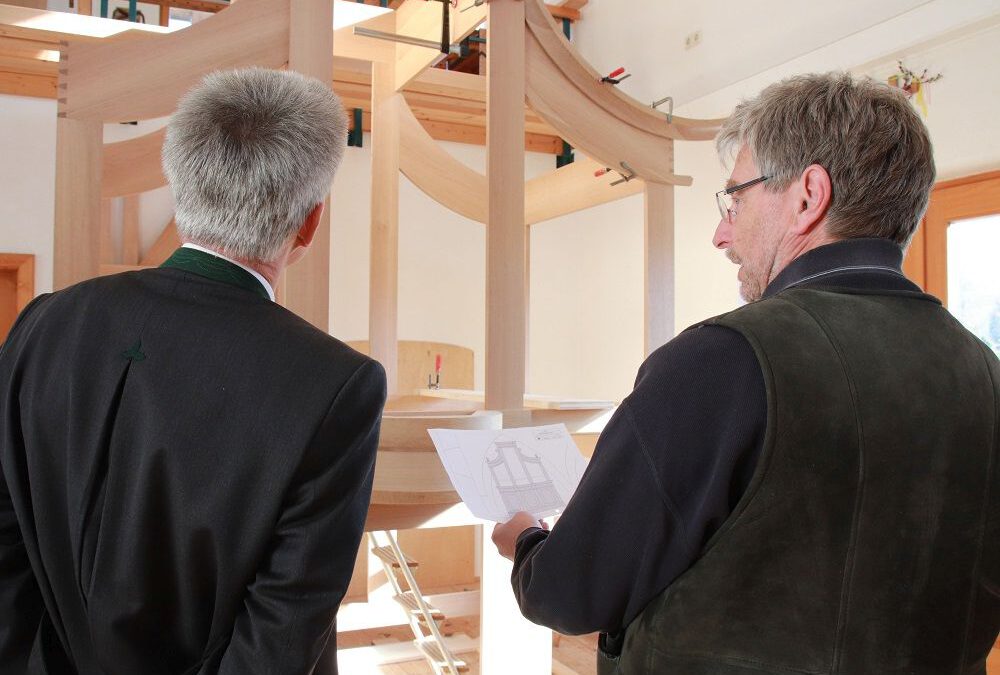 Landrat besucht Orgelbauer