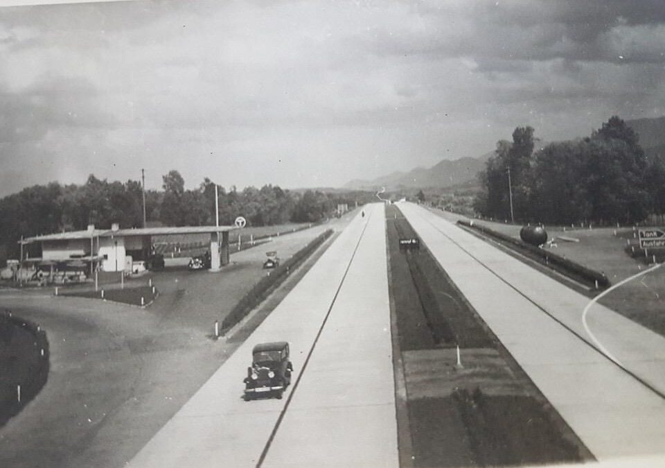 Autobahnausfahrt, Rosenheim, 1930er
