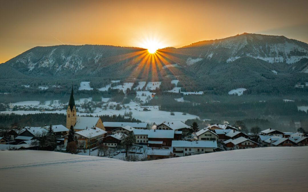 Wintersonne am Samerberg