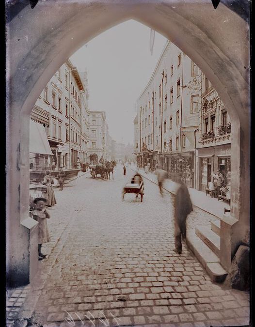 Mittertor, Rosenheim, 1905