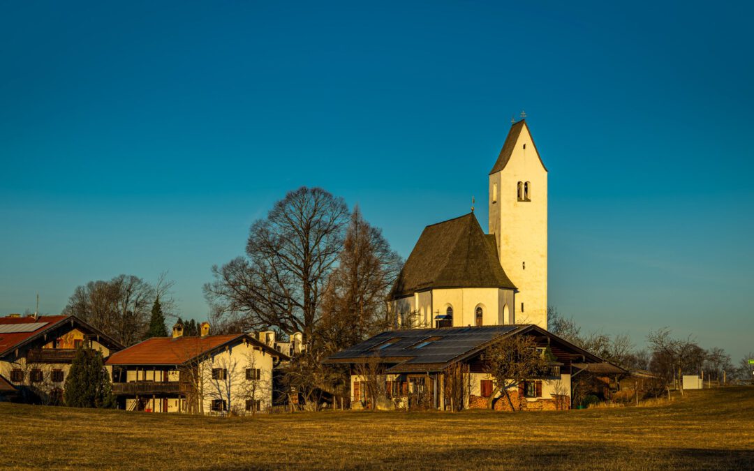 Sonne satt am Sonntag