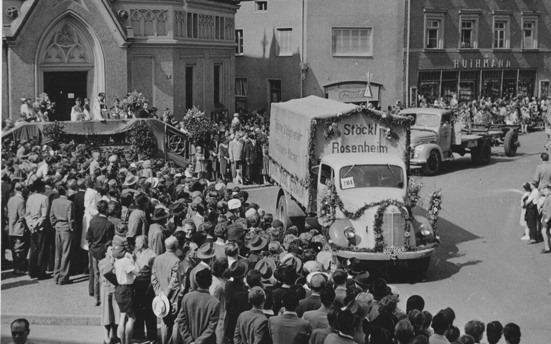 Rosenheim, Ludwigsplatz, 1953