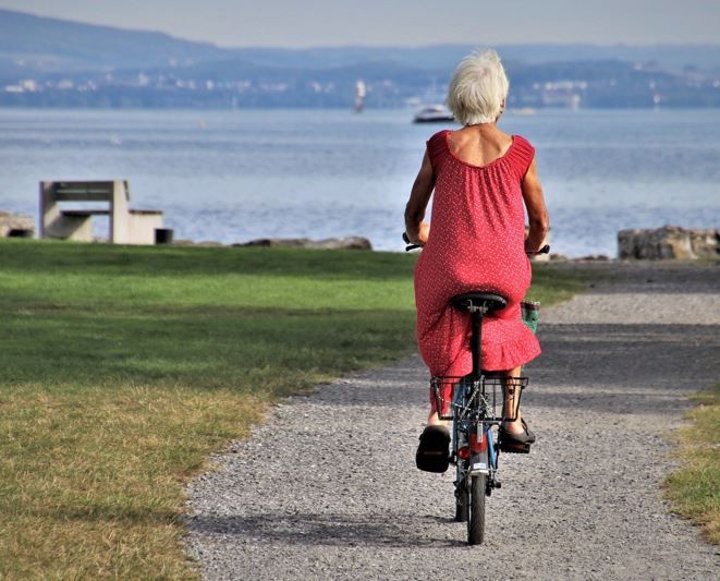Fahrradtraining für Senioren