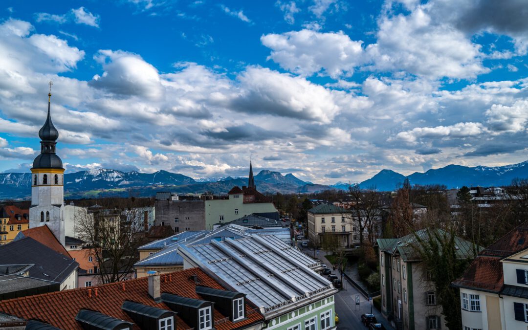 Hoch über den Dächern von Rosenheim