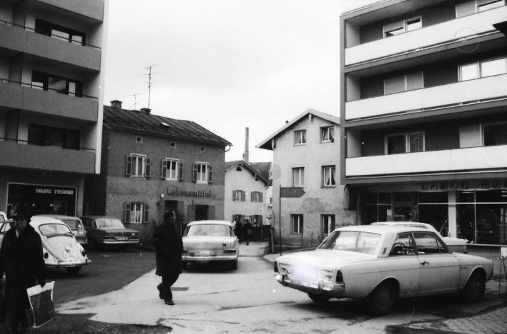 Am Esbaum in Rosenheim im Jahr 1973