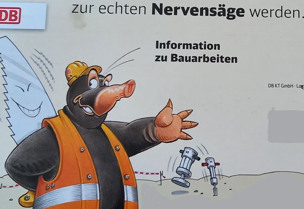 Lärmbelästigung durch Bahn-Bauarbeiten