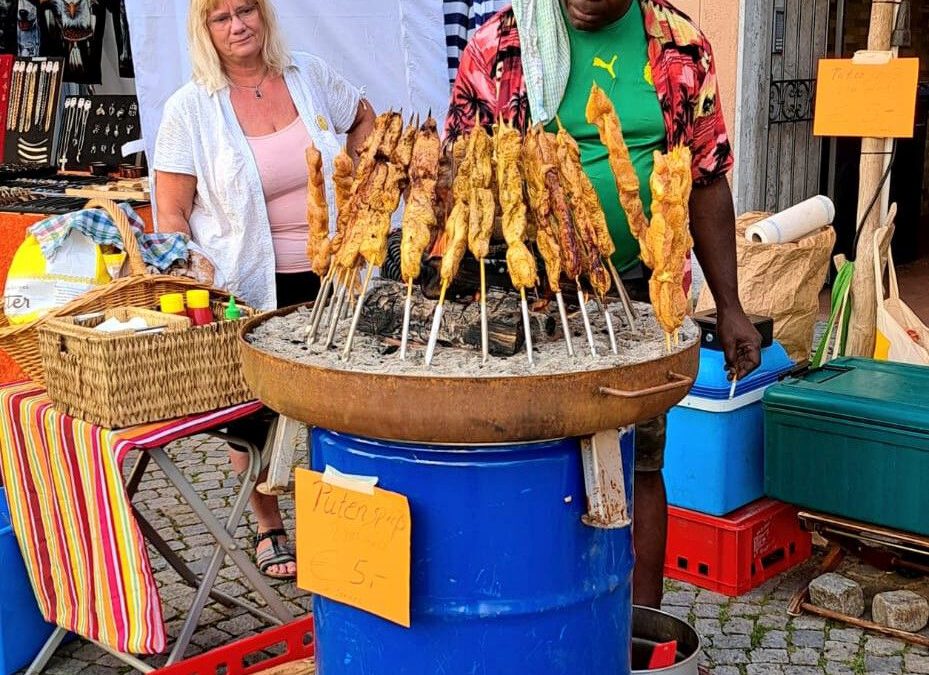 Gute Laune beim Wasserburger Nationenfest