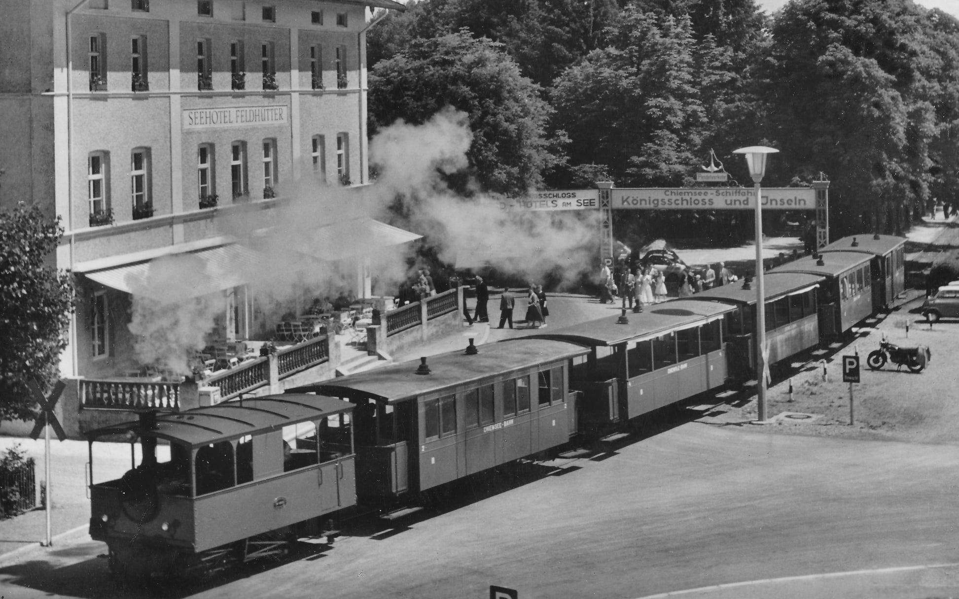 Prien-Stock mit Chiemsee-Bahn im Jahr 1961