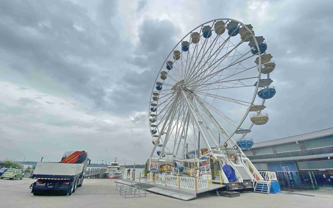 Am Chiemsee dreht sich wieder das Riesenrad