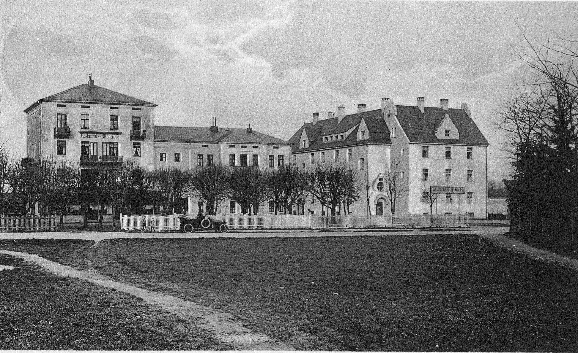 Restaurant Marienbad Rosenheim im Jahr 1914