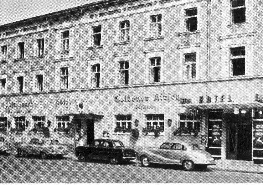 Hotel Goldener Hirsch in Rosenheim im Jahr 1968