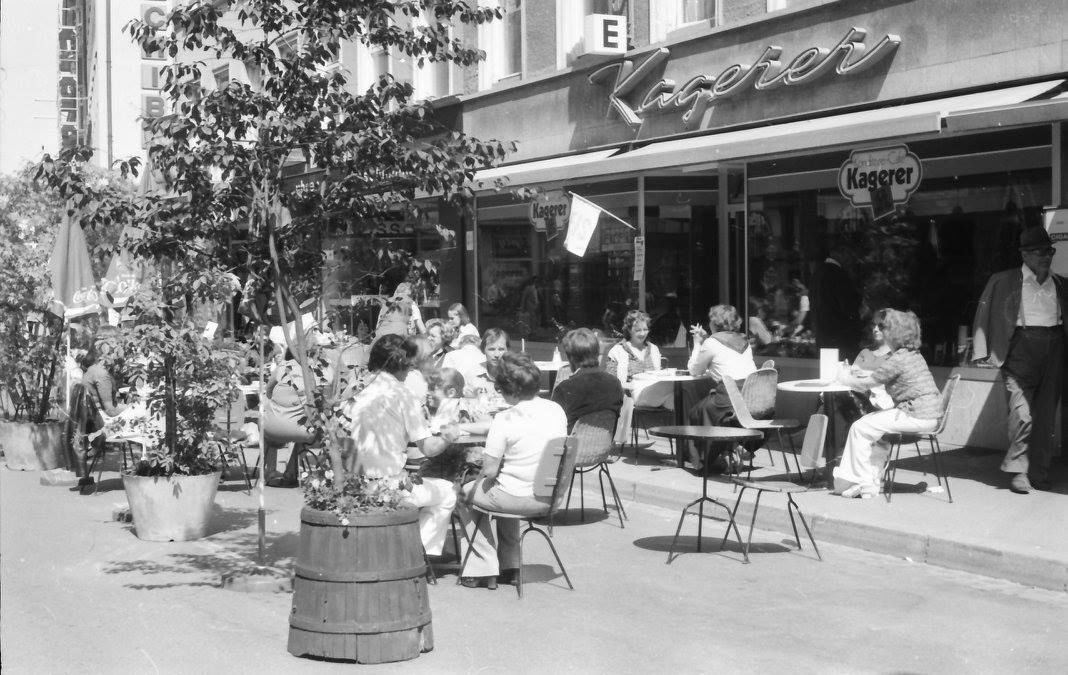 Cafè Kagerer, Rosenheim, 1979