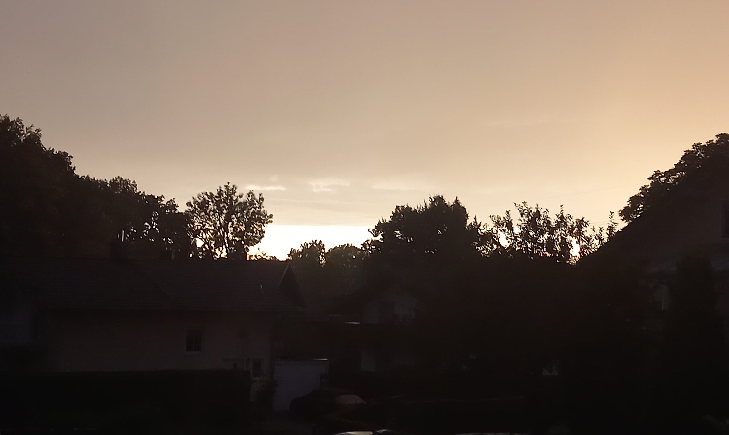 Sonnenuntergang in Rosenheim