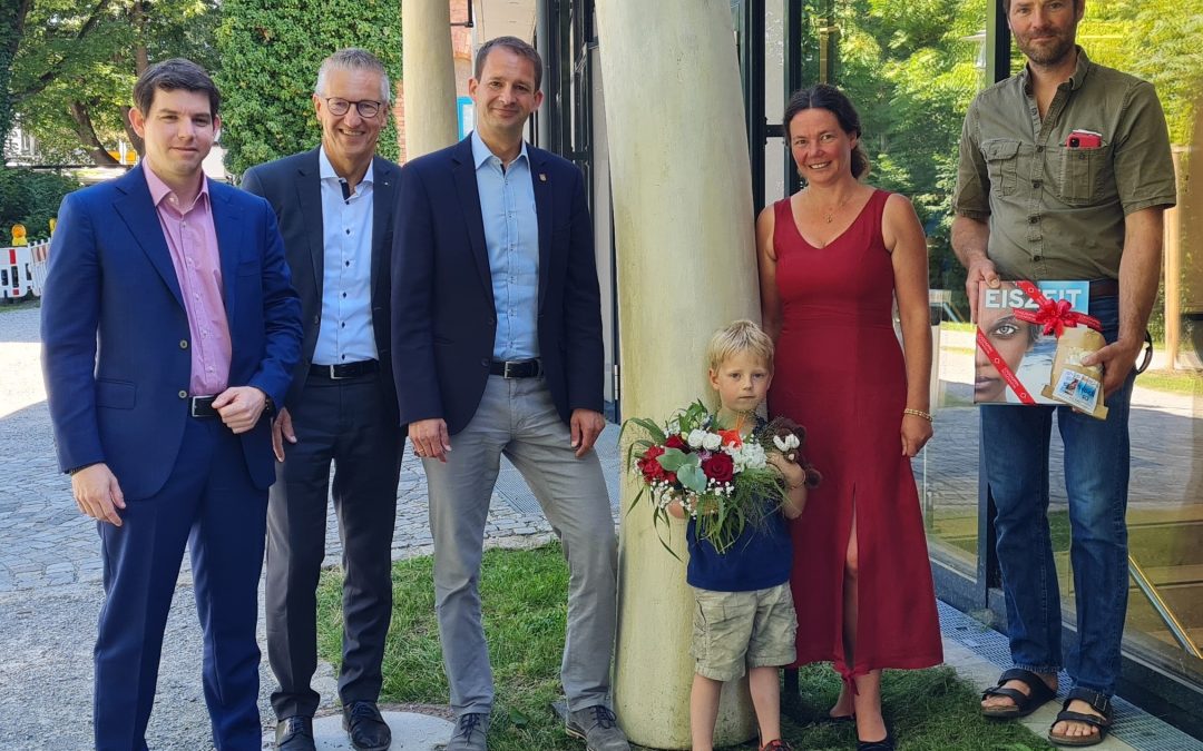 Großer Bahnhof für den kleinen Alois