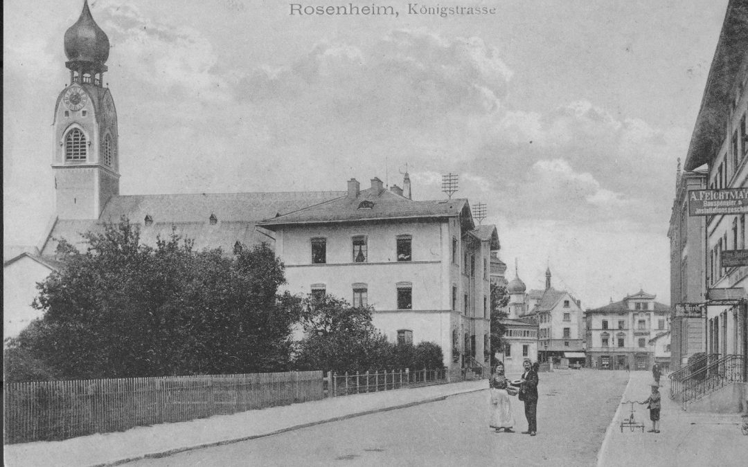 Königstraße, Rosenheim, 1908