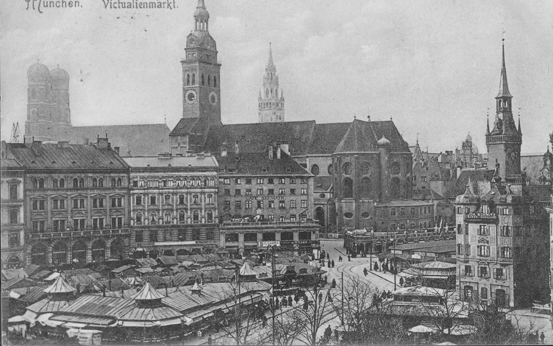 Viktualienmarkt, München, 1910