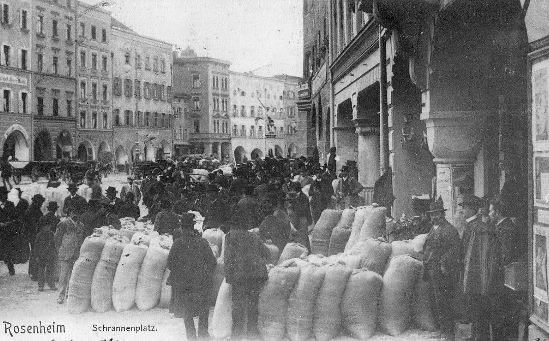 Max-Josefs-Platz, Rosenheim, 1906