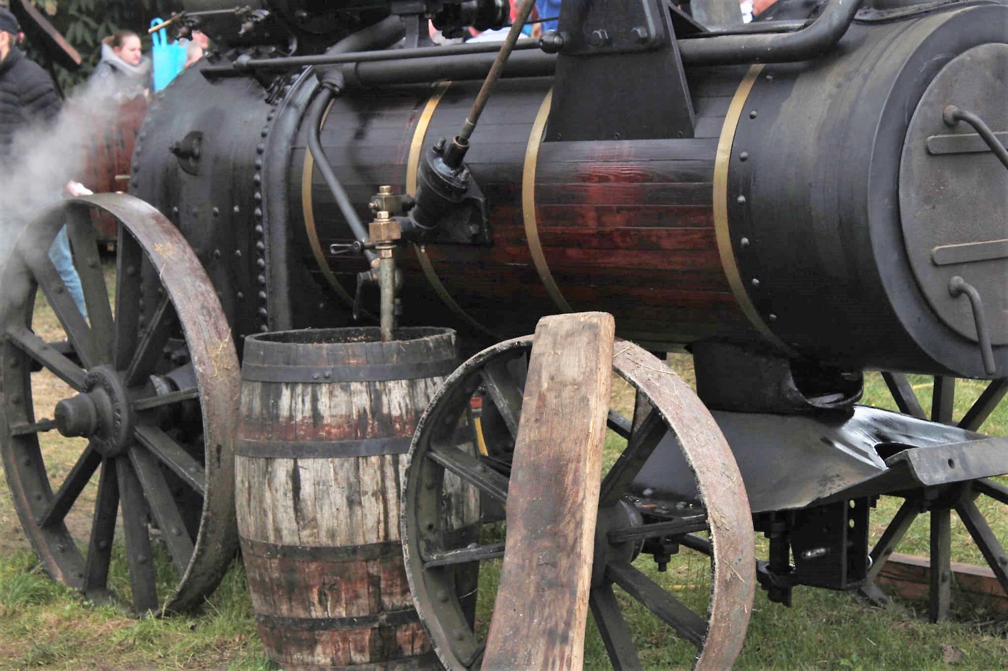 Eine alte Dampfmaschine