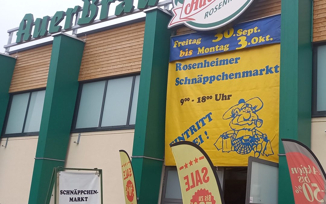65. Rosenheimer Schnäppchenmarkt