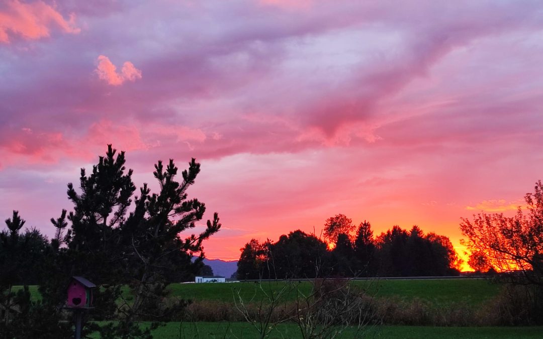 Wenn der Himmel in Flammen steht