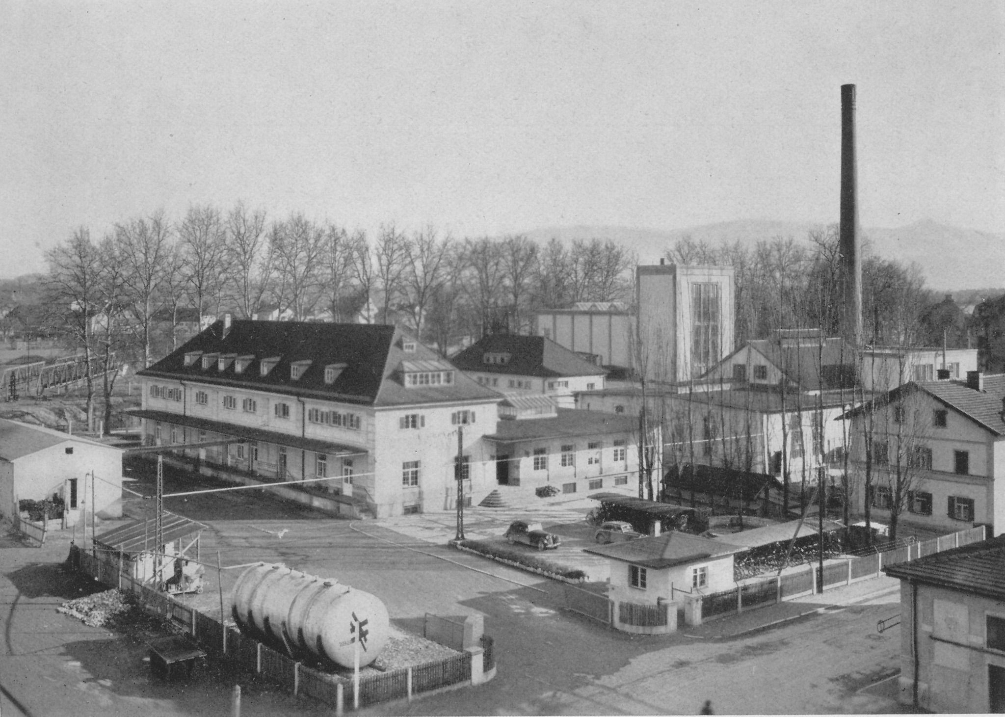 Gervais-Werk Rosenheim im Jahr 1950