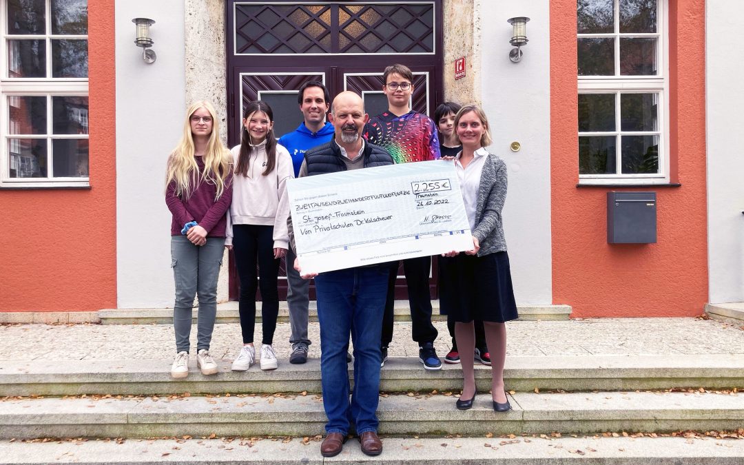 Schüler laufen für guten Zweck