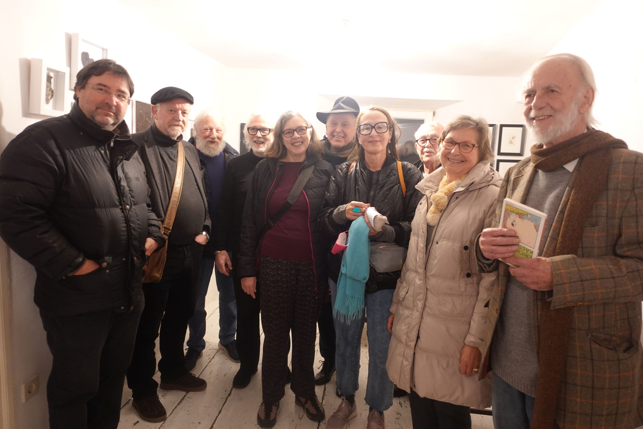 Alle Künstler der Ausstellung in der kleinen Werkraumgalerie in Rosenheim auf einem Blick