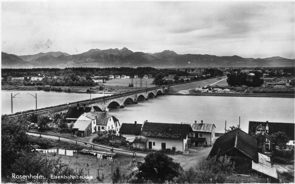 Eisenbahnbrücke, Stephanskirchen, 1934