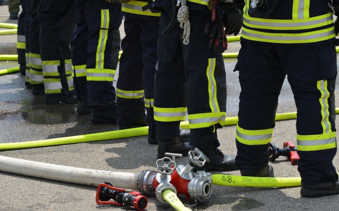 Brand in Stall in Gstadt am Chiemsee