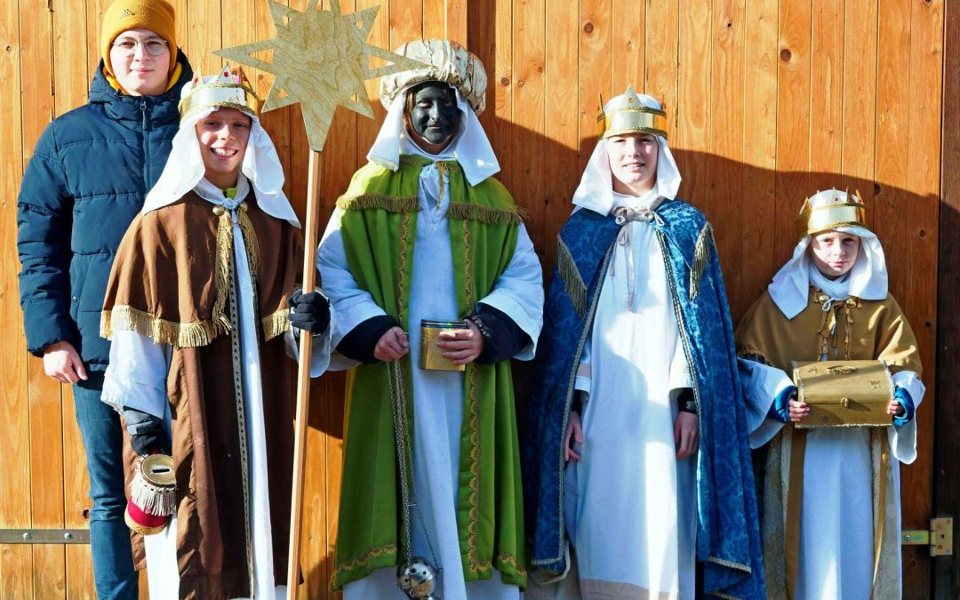 Sternsinger-Besuch in Westerndorf am Wasen