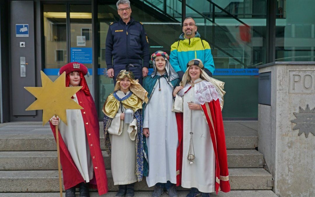 Sternsinger bei der Polizei Rosenheim