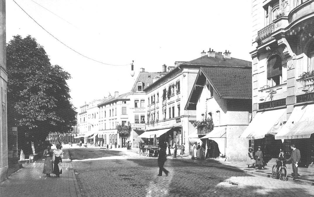 Münchener Straße, Rosenheim, 1910