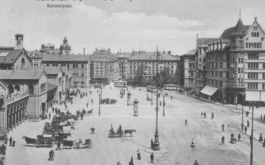Bahnhofsvorplatz, München, 1909