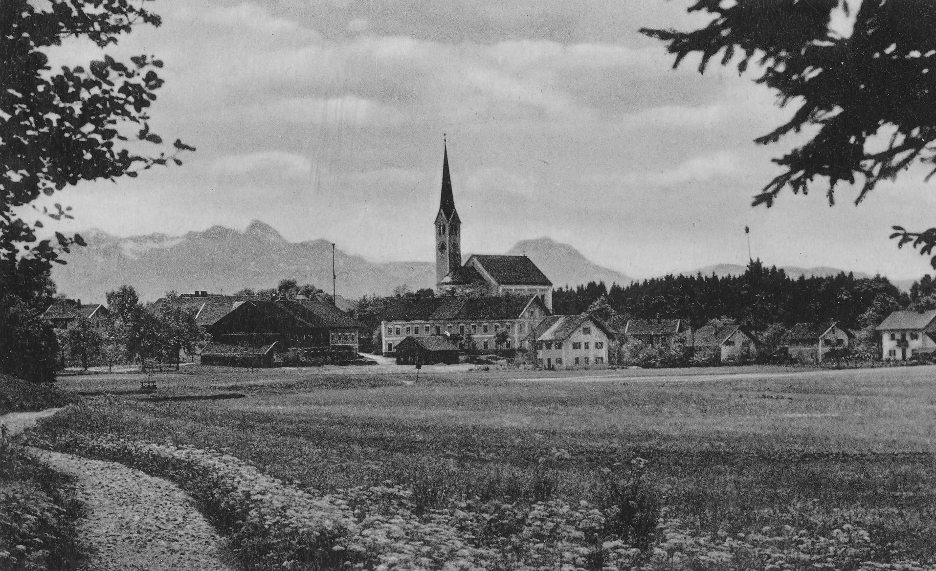 Gemeinde Riedering im Landkreis Rosenheim in den 1930er Jahren