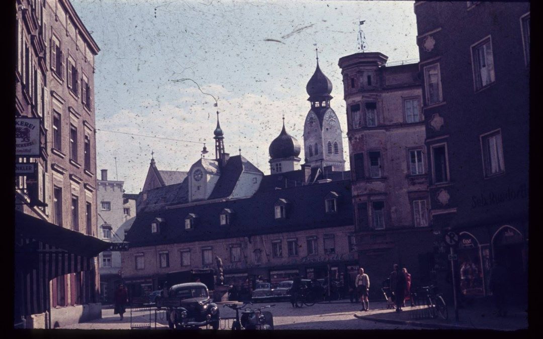 Ludwigsplatz, Rosenheim, 1954