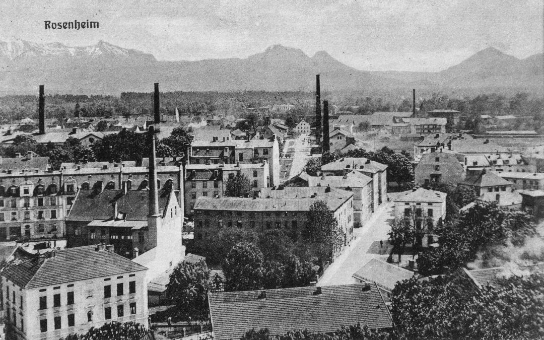 Rosenheim, Panorama, 1912