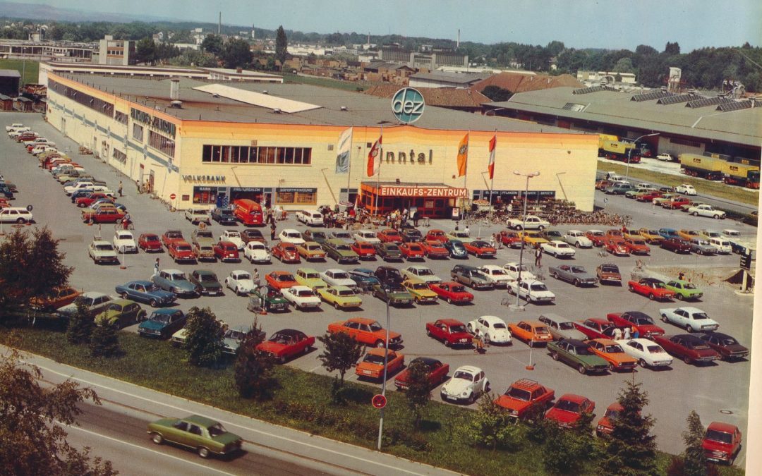 Dez-Einkaufszentrum, Rosenheim, 1970er