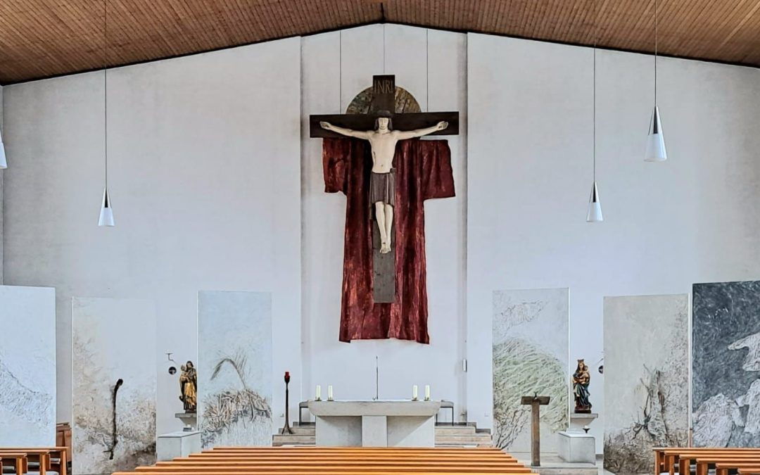 „Mantel Christi“ in Kirche St. Hedwig