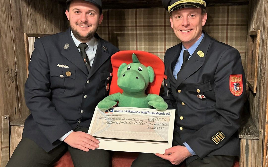 Feuerwehr spendet für „Hilfe für Helfer“