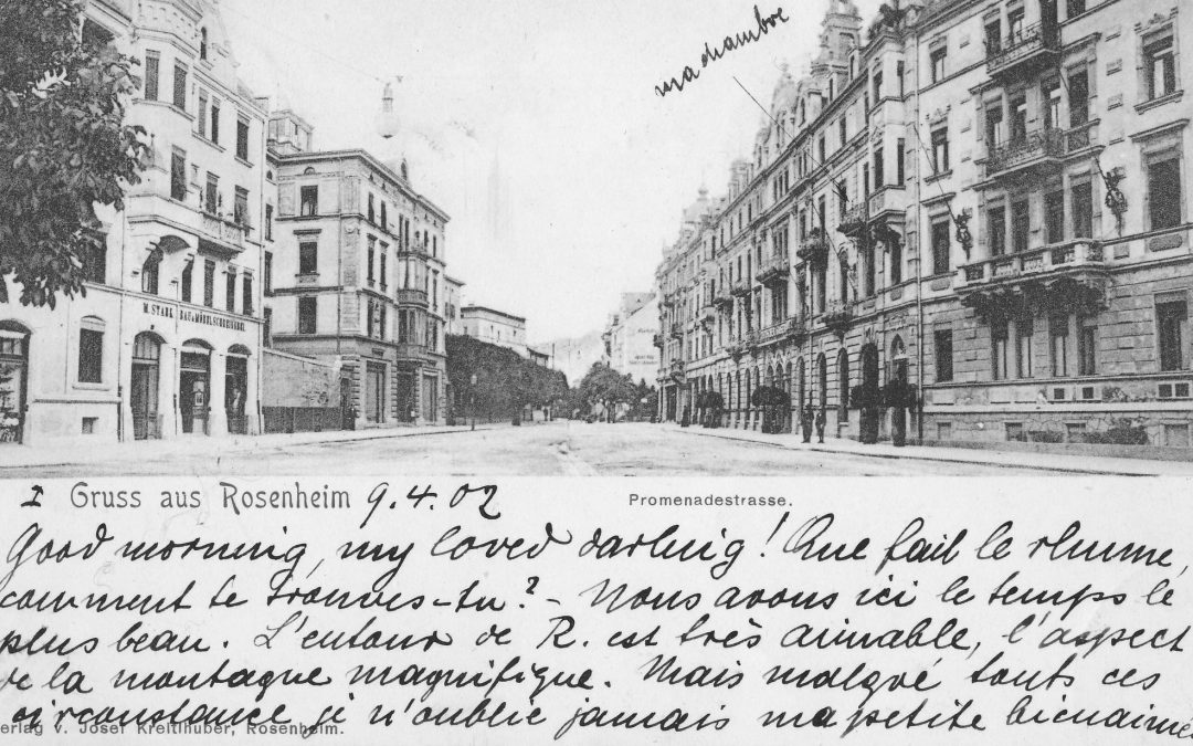 Prinzregentenstraße, Rosenheim, 1902