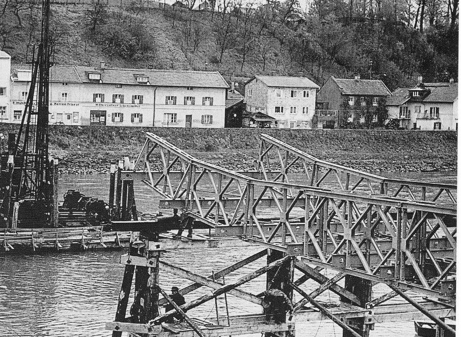 Innbrücke, Rosenheim, 1913