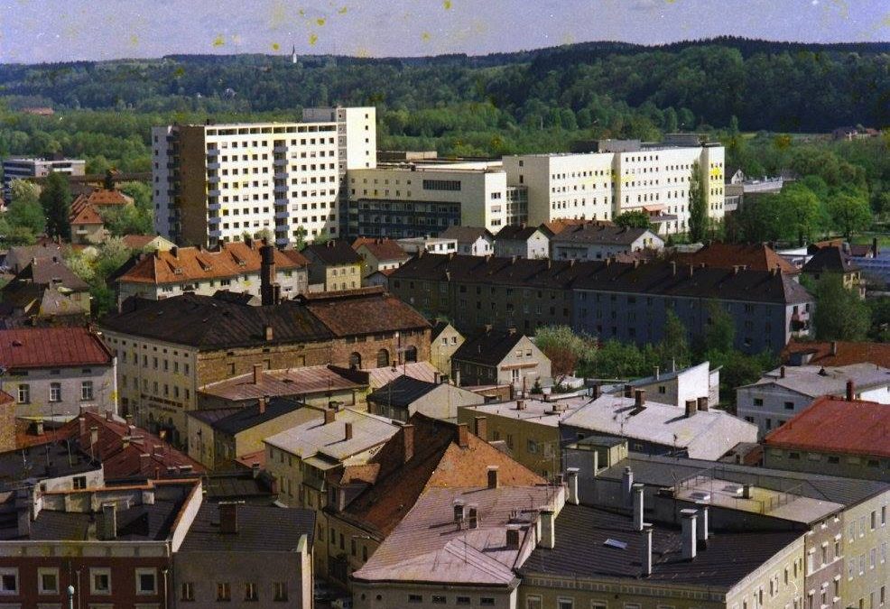 Rosenheim, Panoramafoto, 1973