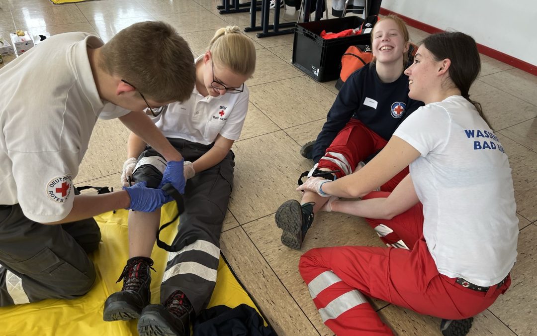 Sanitätsdienstausbildung erfolgreich absolviert