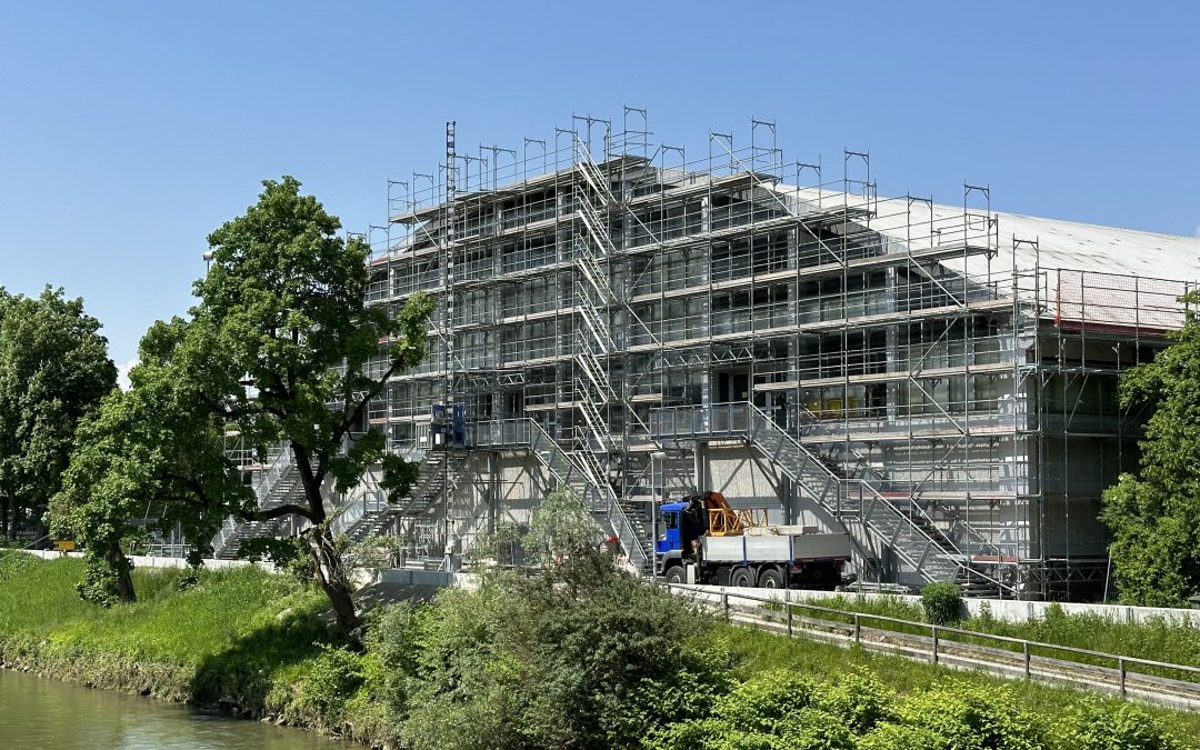 Arbeiten am Rofa-Eisstadion schreiten voran