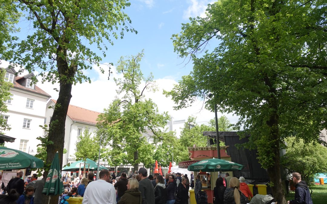 Wieder  „Schall und Brauch“ im Rosenheimer Salingarten