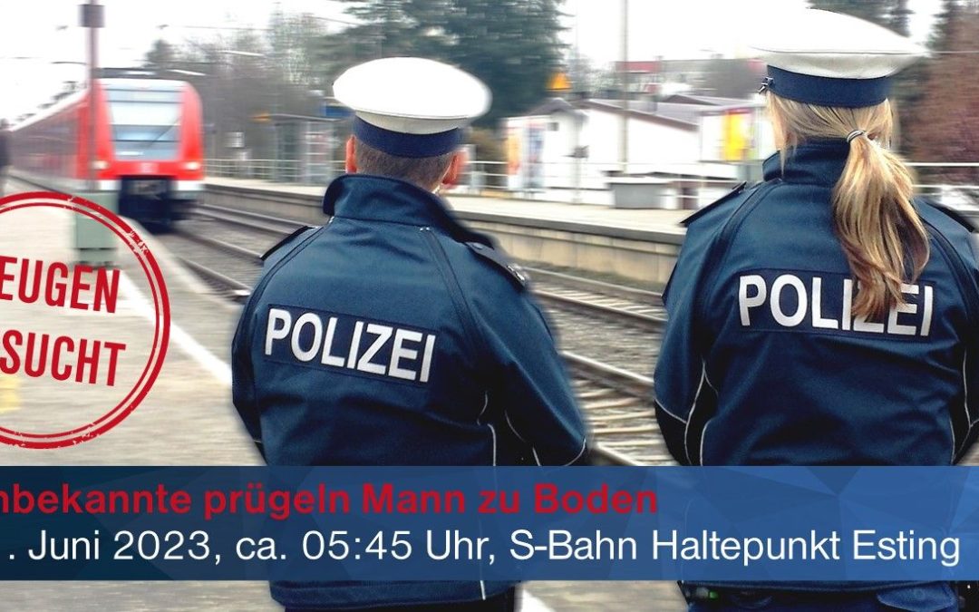 Unbekannte prügeln zivilen Polizisten zu Boden