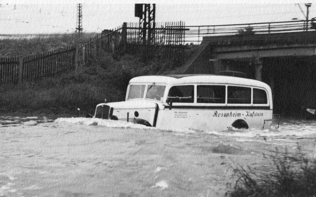 Hochwasser, Rosenheim, verschiedene Jahre
