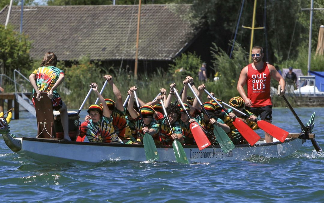 Drachenbootrennen auf dem Chiemsee