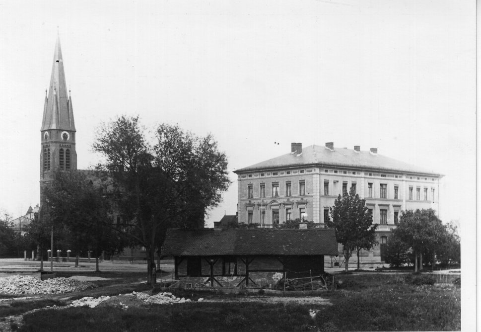 Max-Bram-Platz, Rosenheim, ca. 1900