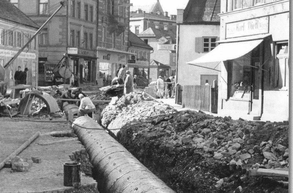 Innstraße, Rosenheim, 1955